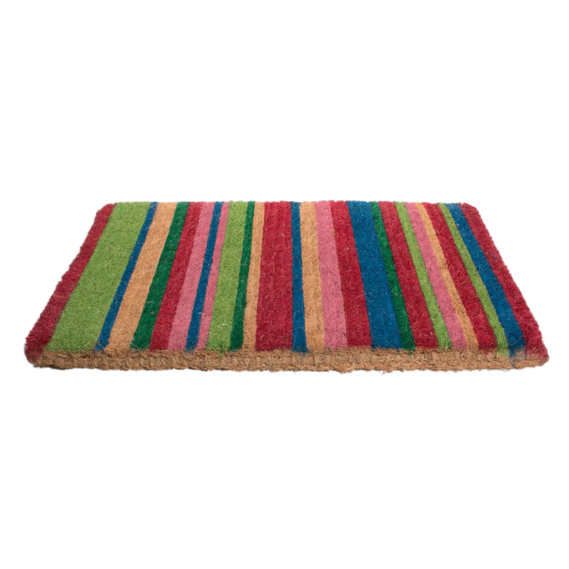 Endsley Striped Outdoor Doormat, Rectangle 1'6" x 2'6"