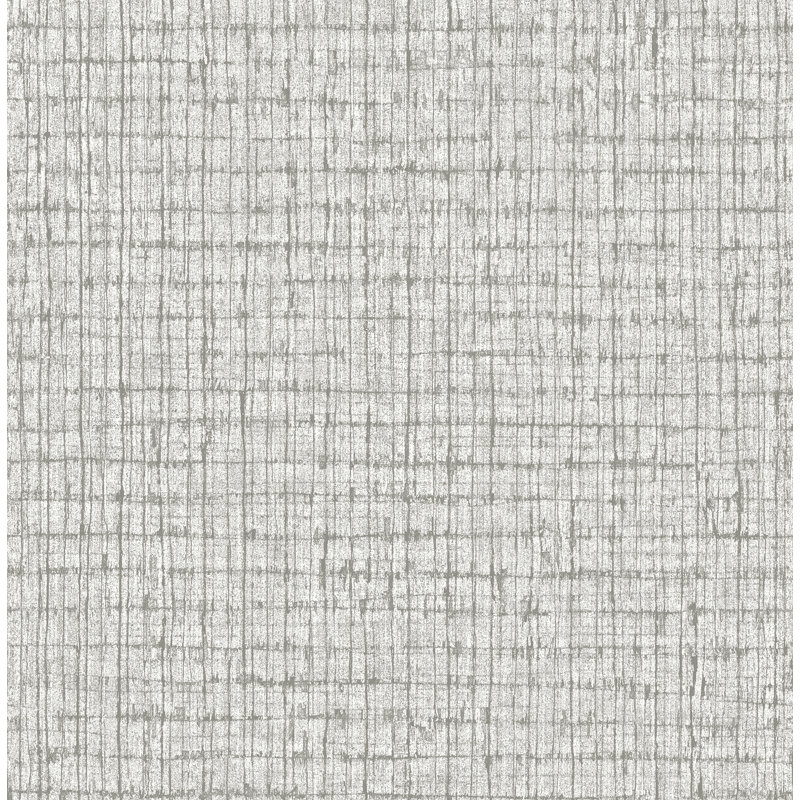 Rouleau de papier peint l 33 pi x p 20,5 po palmweave, Graphite