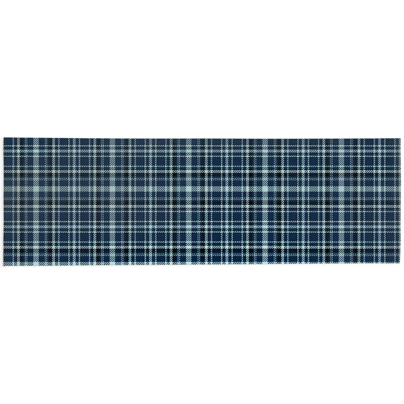 Rocky Tartan Non-Slip Outdoor Rug, Runner 2'6" x 8'