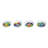 Jungle 4 Piece Cereal Bowl Set