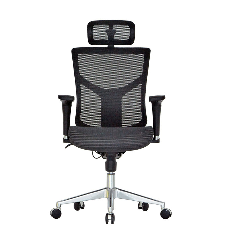 Fauteuil de direction ergonomique en filet avec siège glissière, dossier Rachet et inclinaison