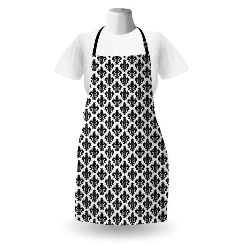 Damask Bib Apron
