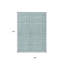 Tapis bleu sarcelle lavable intérieur / extérieur 8 pi x 10 pi bleu sarcelle