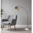 Pollan 78'' White Arched Floor Lamp-137960846