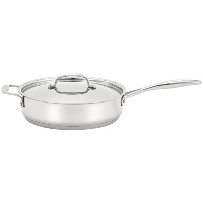 Stellar 7000, 28cm Stainless Steel Non-Stick Sauté Pan with Stainless Steel Lid, 3.5L