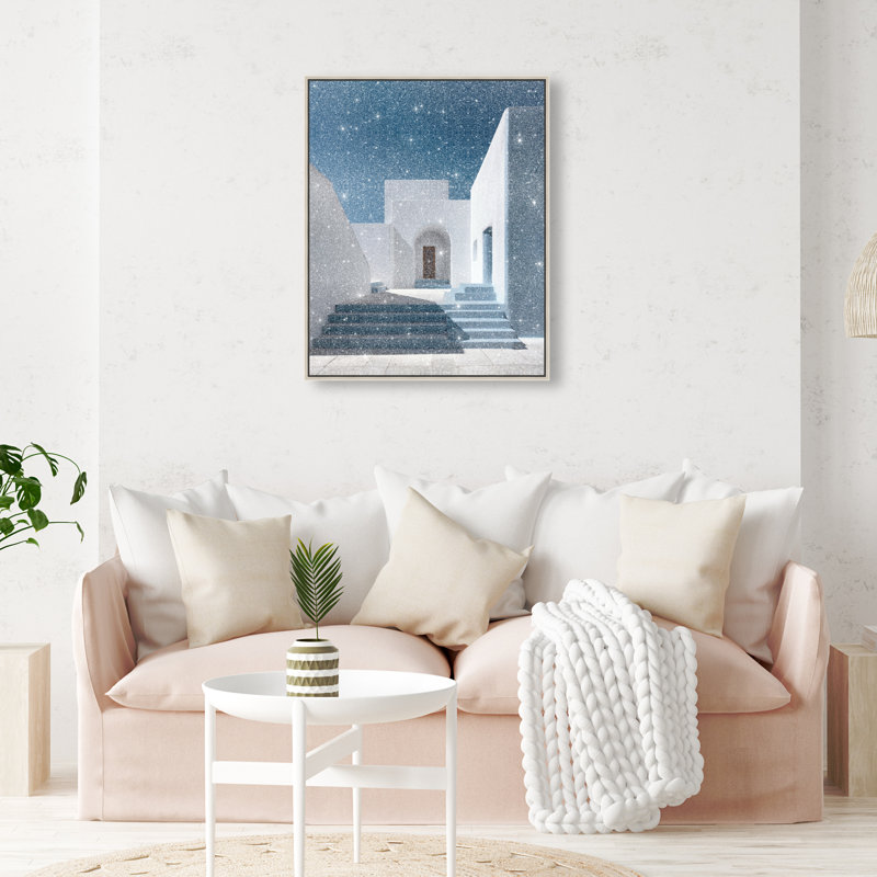 Monolithic Archway Print by Oliver Gal, 21"H x 17"W, Silver Floater Frame