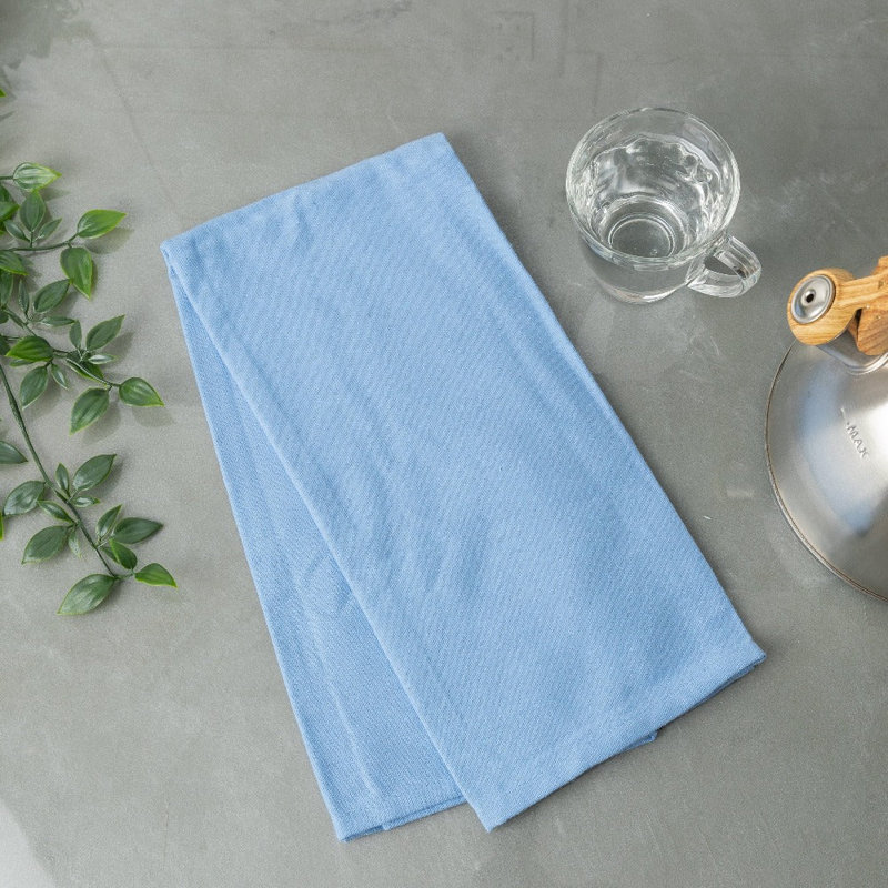 Cotton Tea Towel Kitchen Towel, Blue