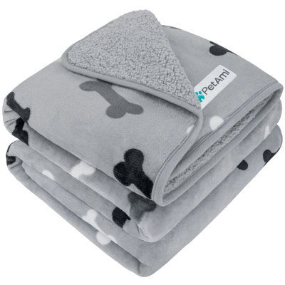 Polyester molletonné gris os