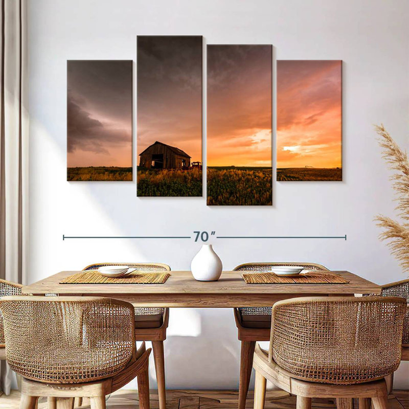 Lilie Barn And Oklahoma Sunset
