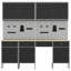 Set Of 8 Steel Medium Height-Adjustable-1552494886