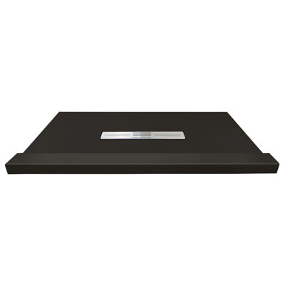 Base de douche Transolor Trimslate 63 po x 32 po avec seuil simple réglable et bonde centrale