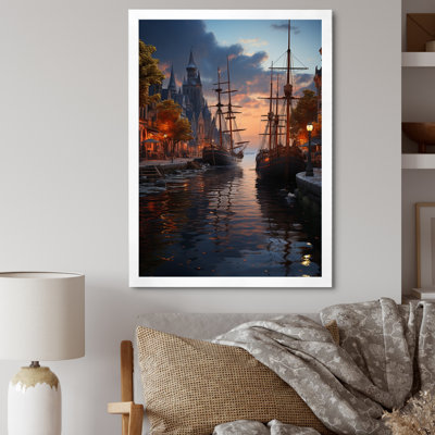 Helden, Allemagne, vue sur le port