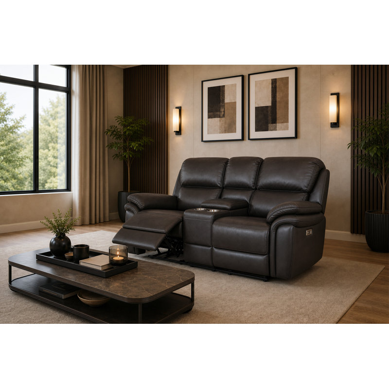 Fauteuil inclinable en similicuir Melt