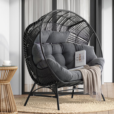 Fauteuil en rotin 2 personnes Lomore