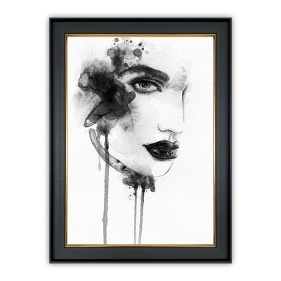 Woman Flirting - Painting
