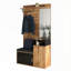 105 cm W Hall Tree with Storage Bench and Shoe Storage