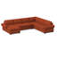 140" Wide Right Hand Facing Sleeper Corner Sectional-533891942-403606381