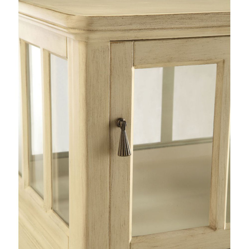 Hanna Accent Console Table, White Wood