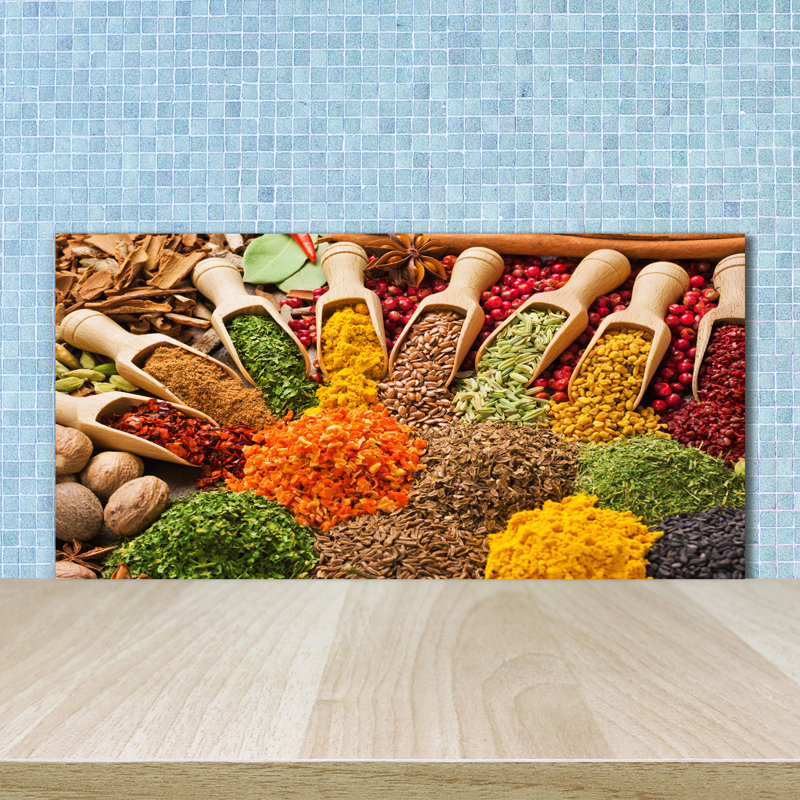 Luciean 50cm W x 100cm L Glass Peel and Stick Panel