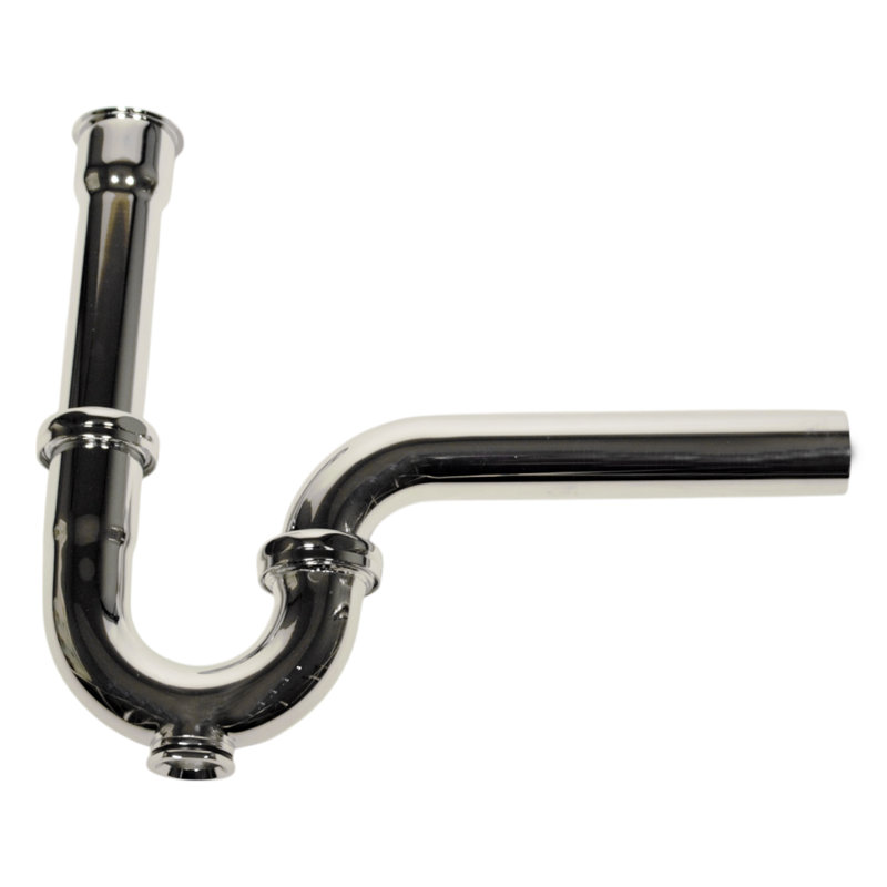 Nantucket Sinks' P-trap With Tailpipe, Chrome