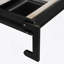 Grand lit escamotable avec bureau, coiffeuse et armoires, espresso