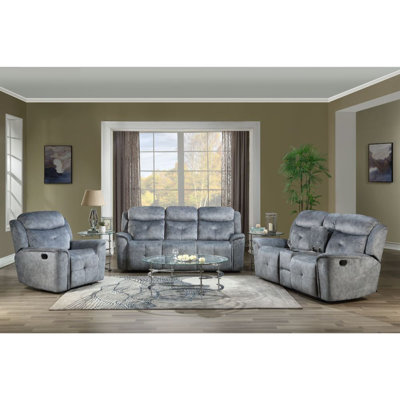 Arlette Sofa Gray Fabric