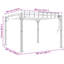Vidaxl Gazebo With Louvered Roof Outdoor Patio Pavilion Fabric And Aluminium