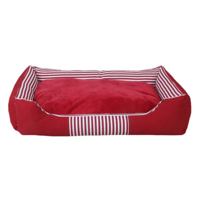 Tyrese Striped Cotton Pet Bed