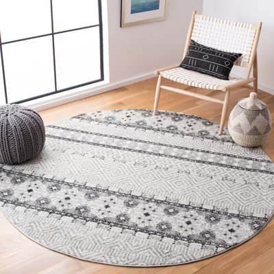 Tapis gris anthracite/gris sud-ouest Shackleford