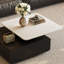 Table basse en pierre crème