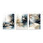 «Woodtrail Fall Lake Path - Lake», ensemble d'art mural sur toile-129076371-129076377