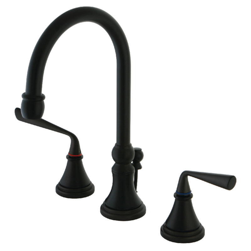 Robinet de salle de bain espacé Kingston, Bronze huilé