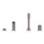 Lineare™ Double Handle Deck Mounted Roman Tub Faucet with Diverter and Handshower-107149520
