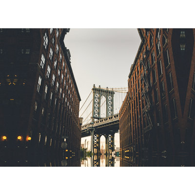 Bridge Between Buildings - Wrapped Canvas Print