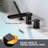Deck Waterfall Faucet with Diverter-85248594