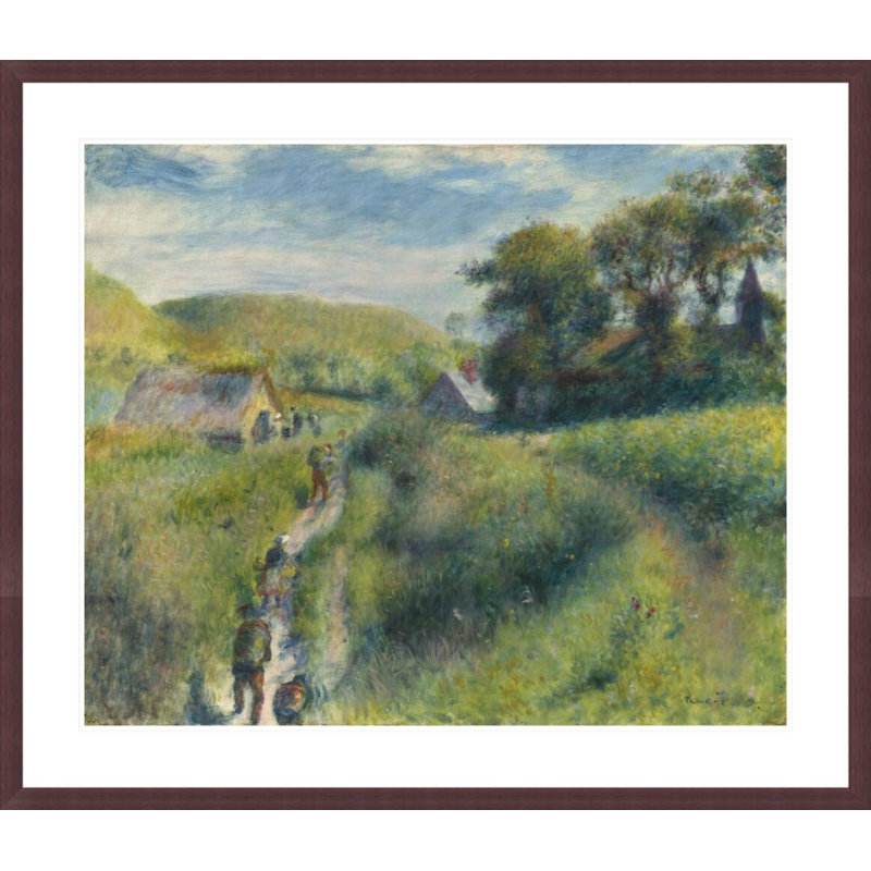 «The Vintagers» par Pierre-Auguste Renoir, impression giclée encadrée, H 33,5 po x l 38,89 po