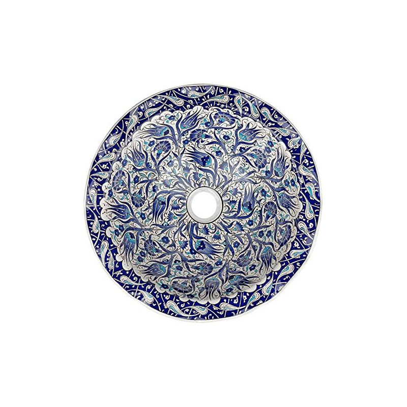 Langley Street 400mm L x 400mm W Ceramic Circular Sink