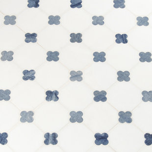 Loredana Fiorello 12 in. x 12 in. Polished Marble Mosaic Floor and Wall Tile
