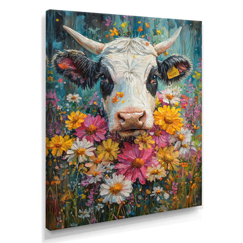 Downall - Animals Wall Art Living Room, H 32 po x l 24 po, Toile tendue, Ne s’applique pas