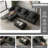 Boneless 170" Oversized Modular Sectional Sofa 5-Seat Sparkling Couch with 6 Pillows, No Assembly Required-2028980217