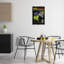 Art mural sur toile flottant antique avec raisins et vin, design par Jean-Pierre Got-127872723-127872724
