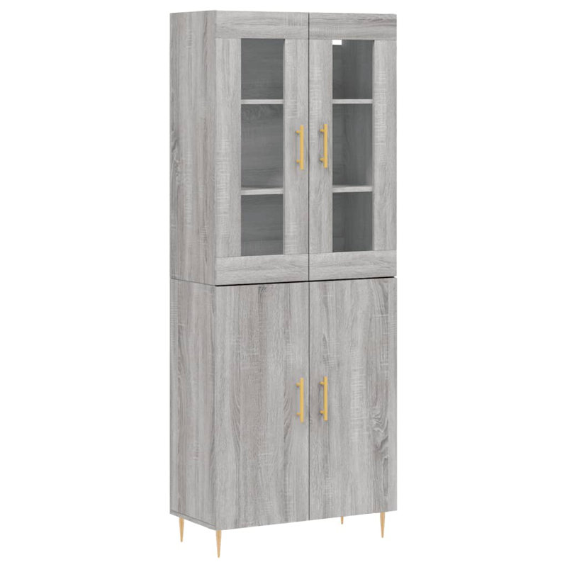 Bowlby 69.5cm Sideboard, Grey Sonoma