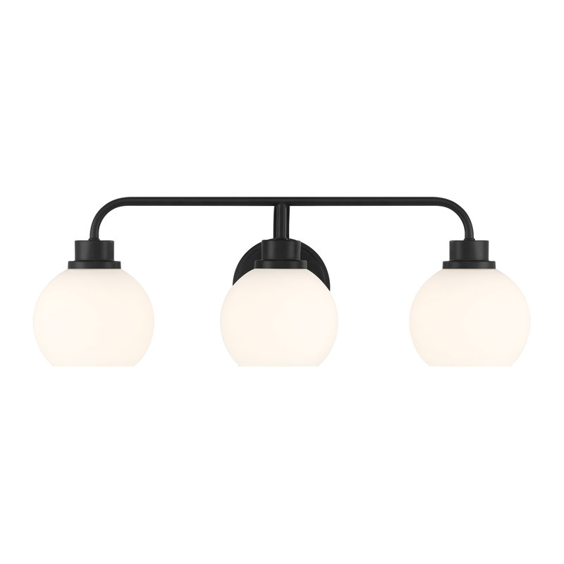 Luminaire suspendu 3 lumières Merilian Kenilworth, Noir mat