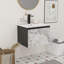 Meuble-lavabo flottant avec lavabo
