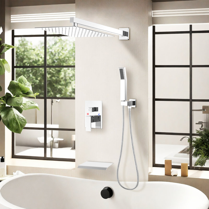 with Rough in-Valve, Chrome
