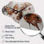 Bosnjak - Cloud Shape Large Floral 3D Wall Clock-990527770