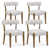 Beige Linen/Natural Wood
