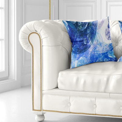  Coussin abstrait nuage tourbillonnant