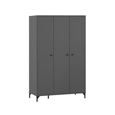 Heverlee 3 Door Manufactured Wood Wardrobe