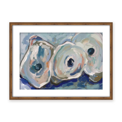 Coastal Retreat Pearlescent Elegance: Oyster Abstract